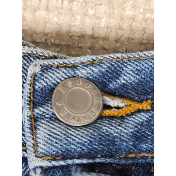 Esprit Vintage Women's High Waisted Straight Leg Jeans Blue Medium Wash Size 26 - Picture 8 of 11